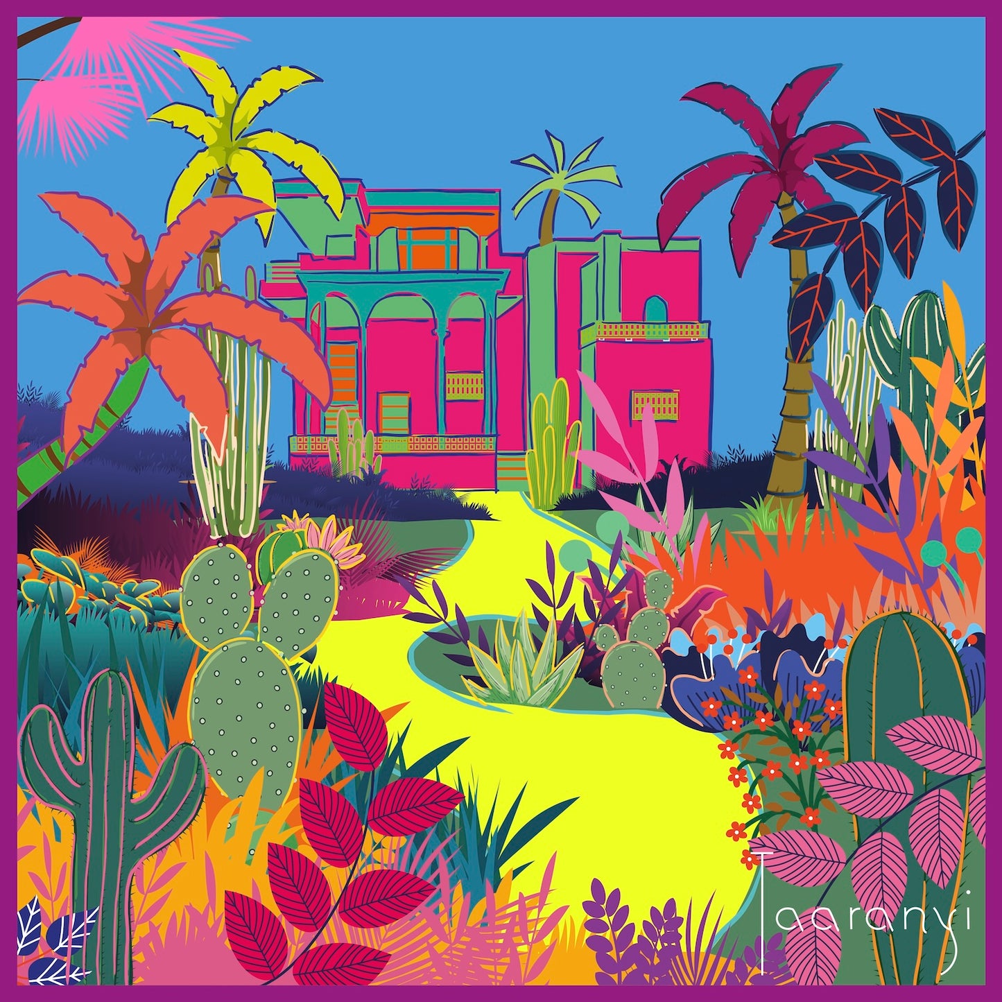 Majorelle - Silk 90cm