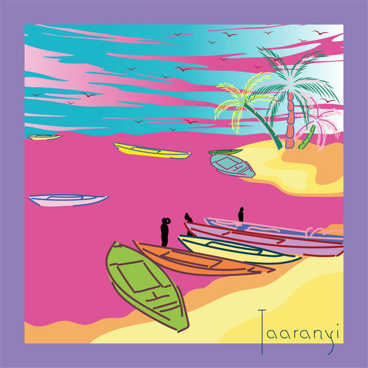 Lac Rose - Soie 45cm