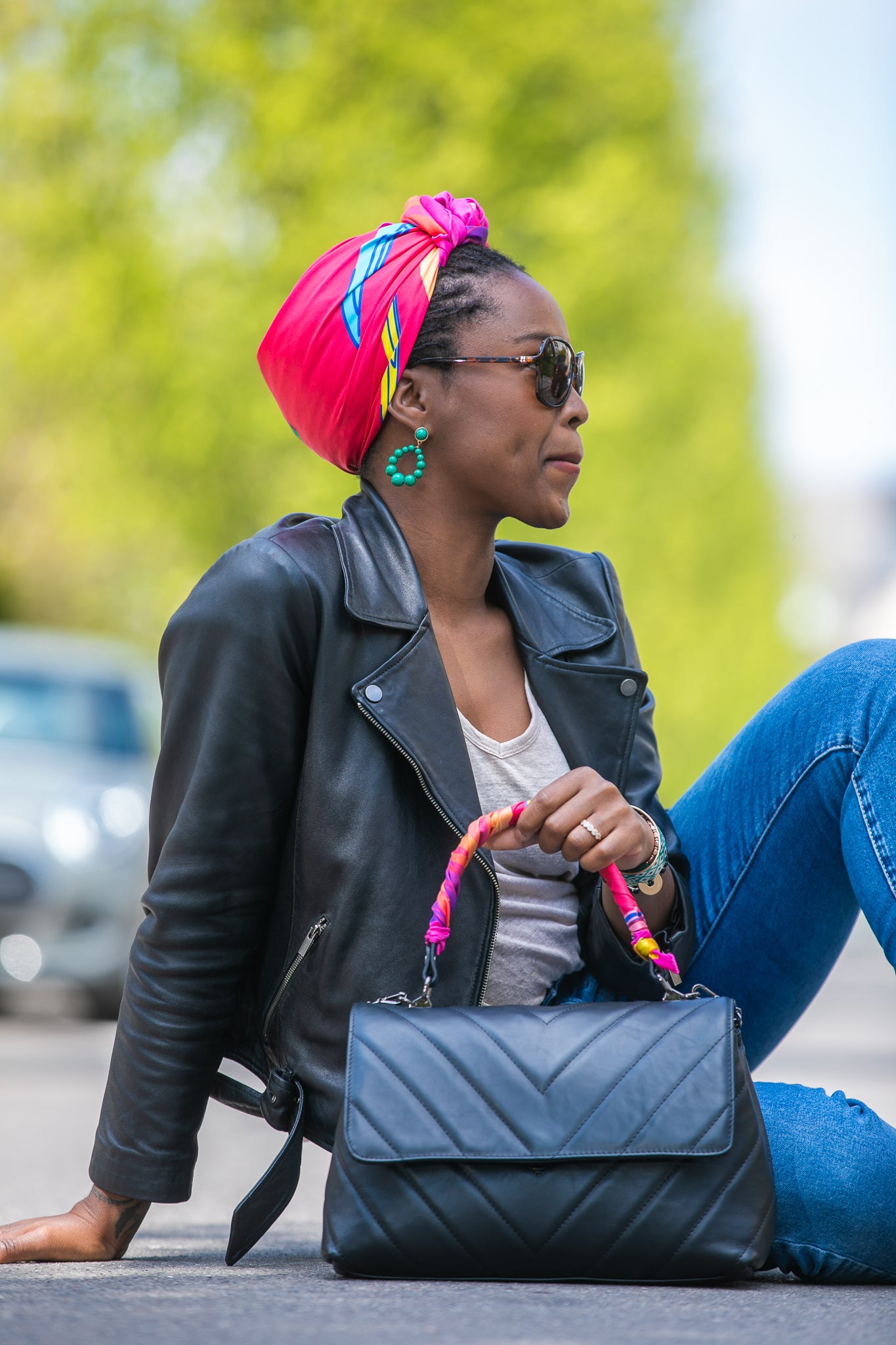 Lac Rose - Soie 45cm