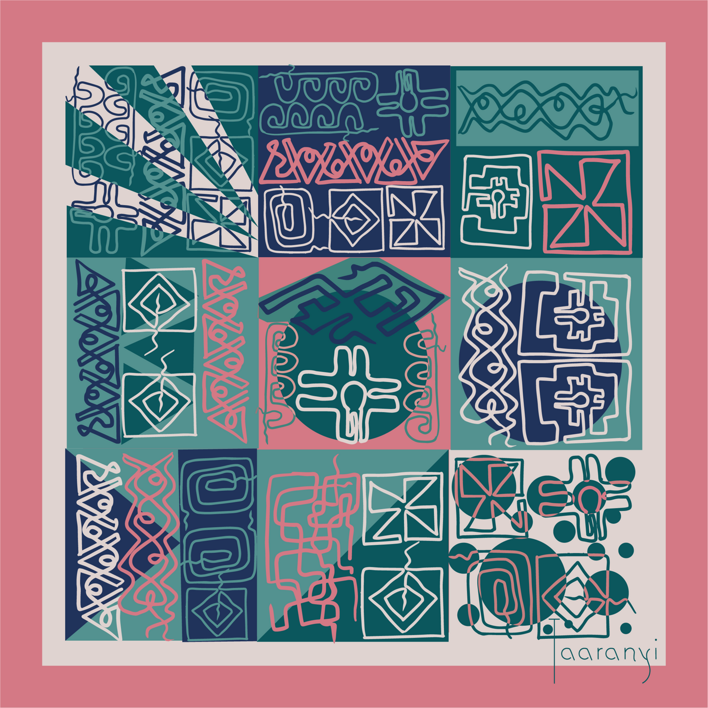 Yemba Pink - Silk