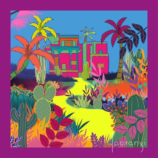 Majorelle - Soie 90cm